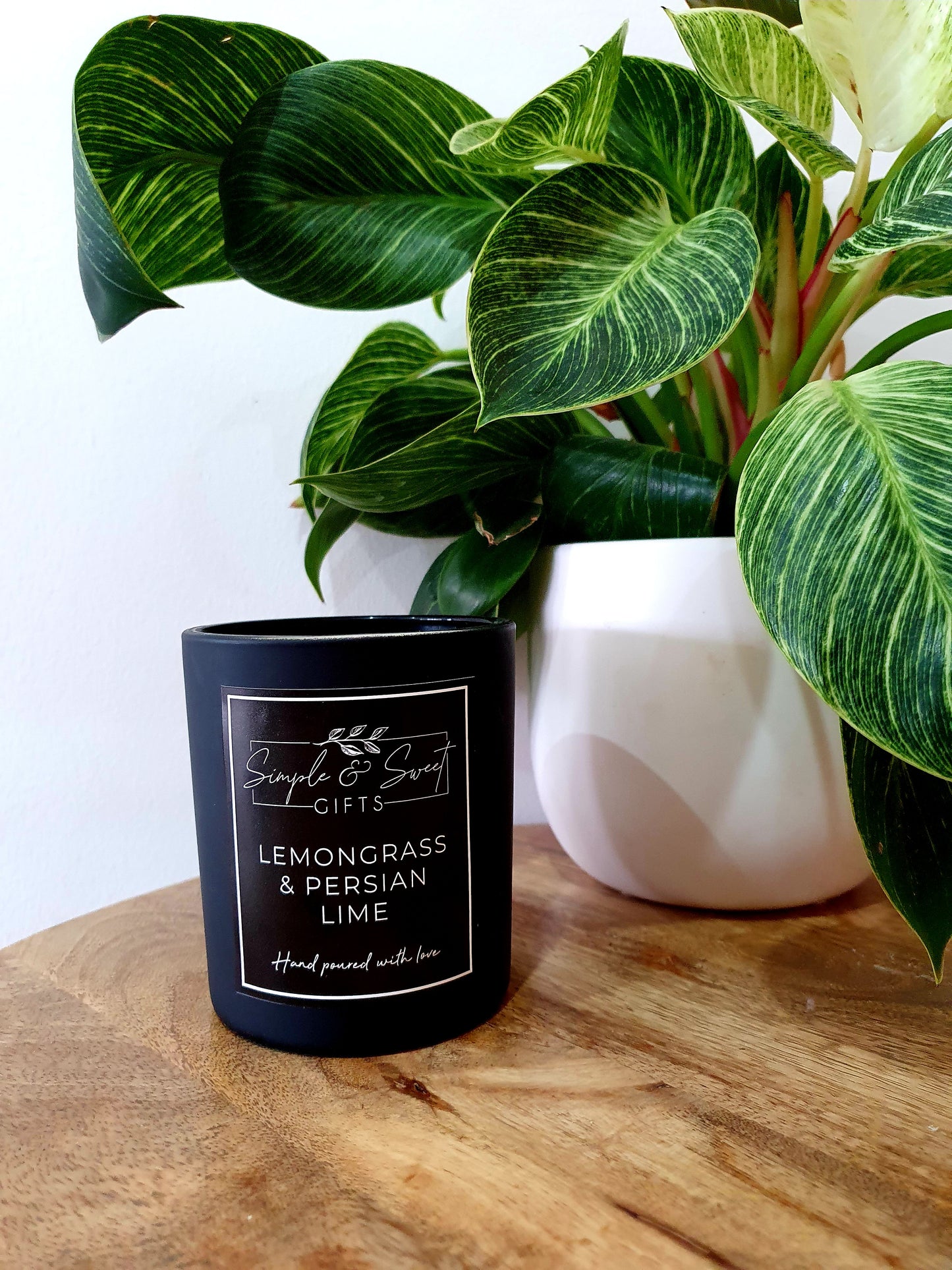 Candle - Matt Black Oxford Jar